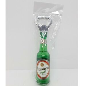 PRESIDENTE LIGHT BEER SOUVENIR FRIDGE MAGNET BOTTLE OPENER DOMINICAN REPUBLIC
